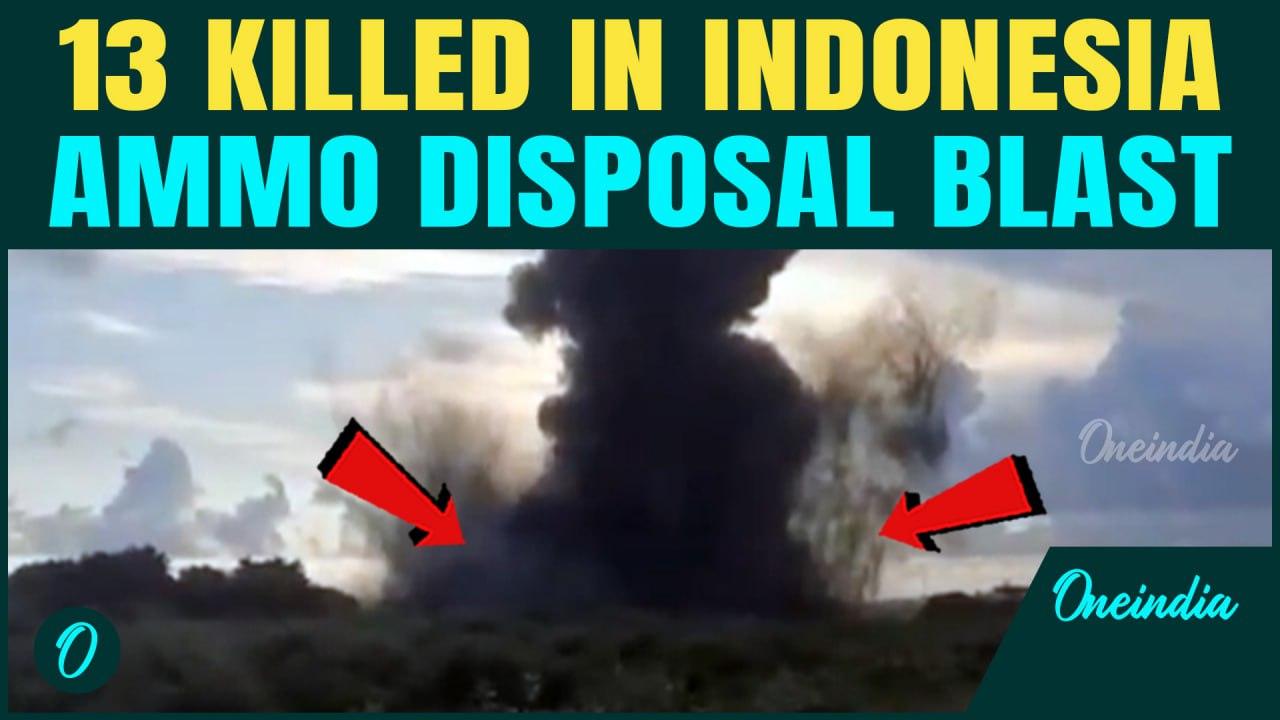 BREAKING:13 Dead In HORRIFIC Blast As Indonesian Military’s Ammo Disposal Turns Deadly For Civilians