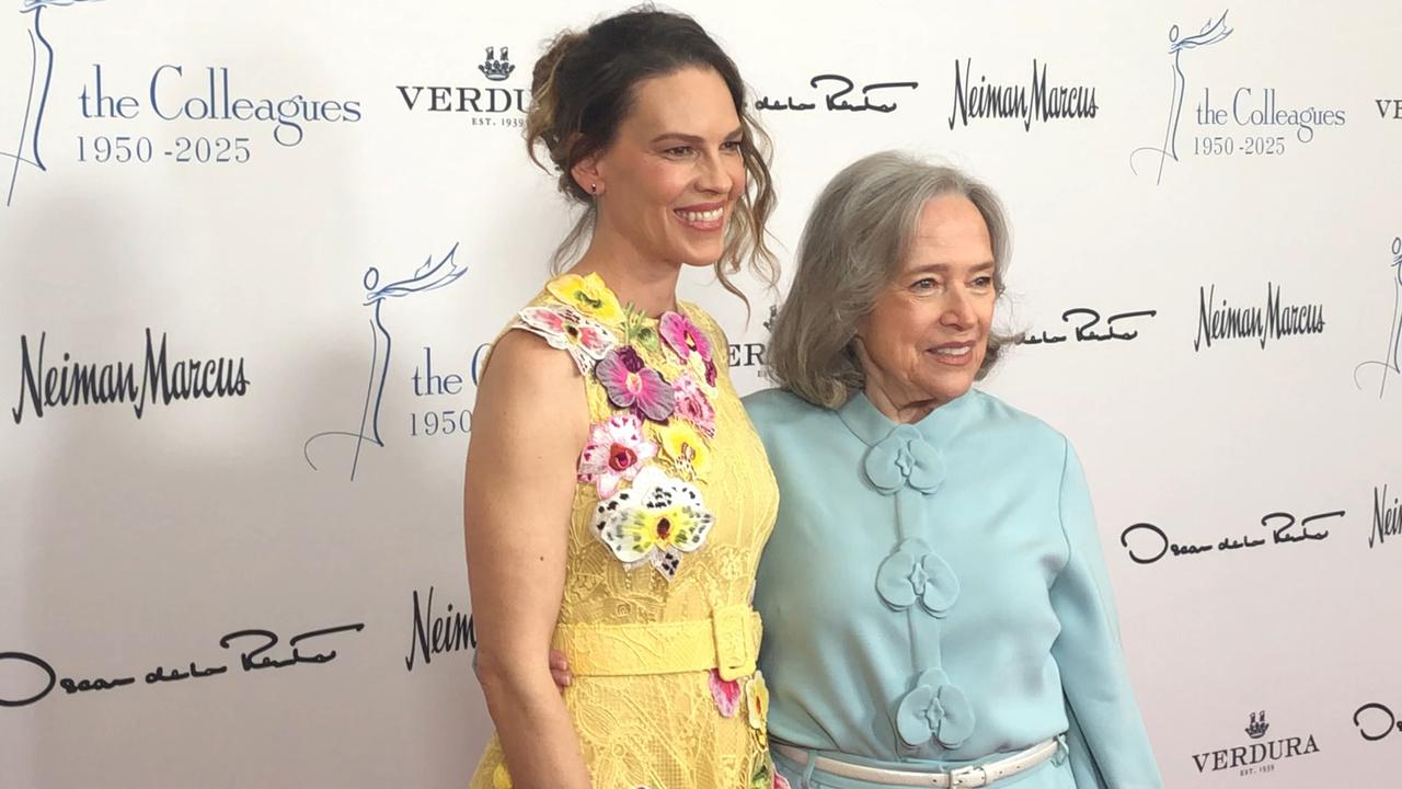 Hilary Swank, honored at the 36th Annual Colleagues Spring Luncheon in Los Angeles