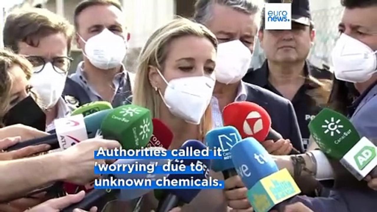 Fire at Spanish chemical warehouse forces evacuation and lockdown