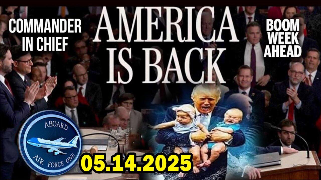America Is Back, Who Is Commander In Chief?. And We Know 05.14.25. Bannons War Room. Bongino Report. Judy Byington. Restored Rep
