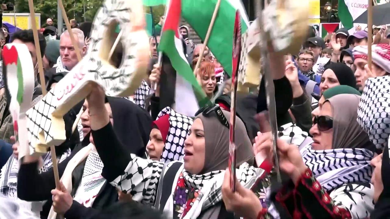 Pro-Palestinian demonstration in Berlin ends with injuries and arrests