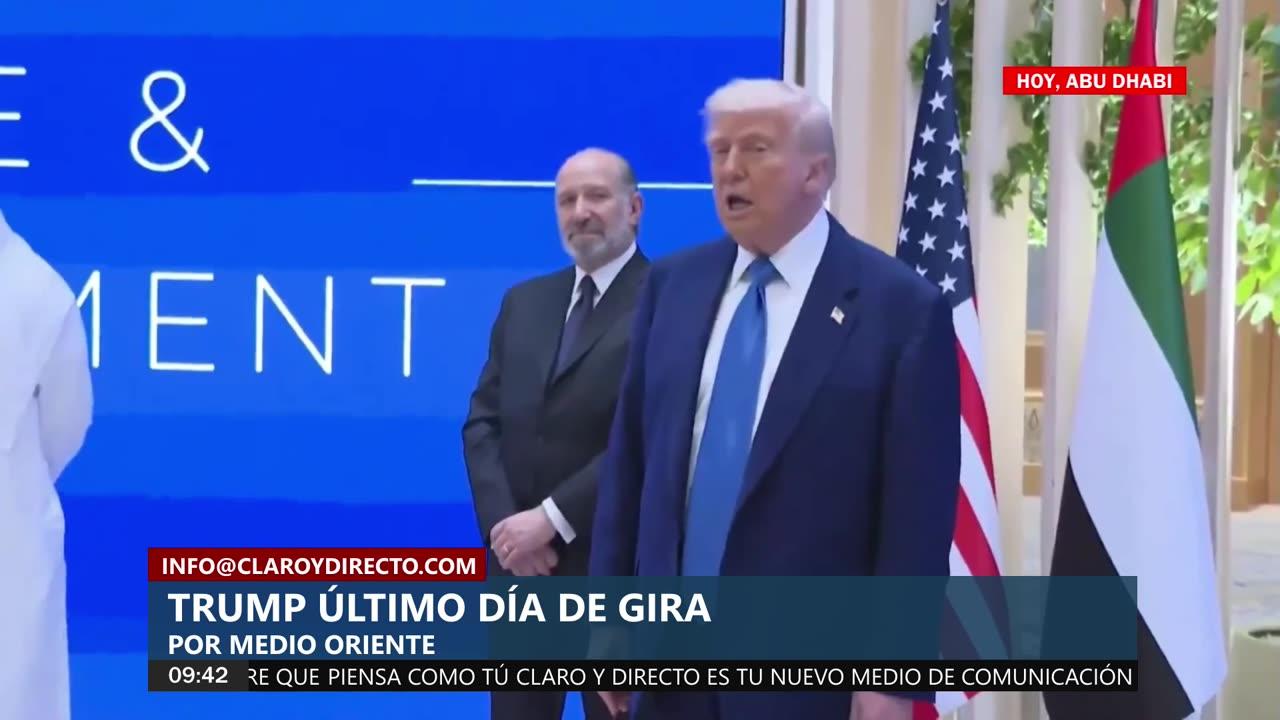 Trump se reúne con líderes empresariales en Abu Dhabi | Último día de la gira por Medio Oriente