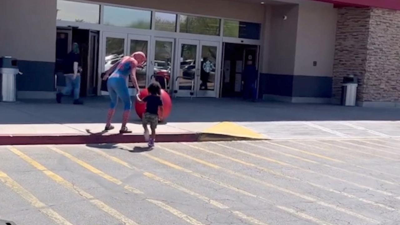 Mom Of the Year! Amazing Mother Surprises Son By Dressing Up as Spiderman