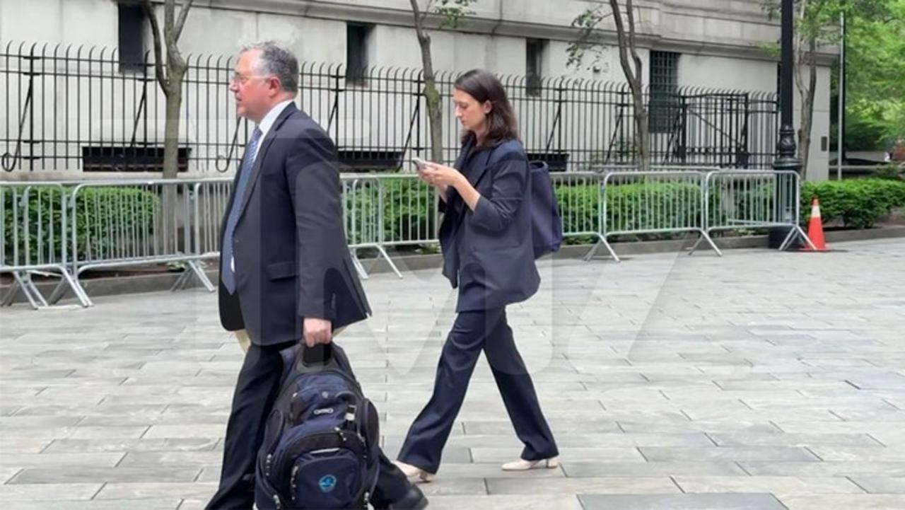 Diddy's Lawyers Marc Agnifilo and Anna Estevao Exit Court During Ongoing Trial