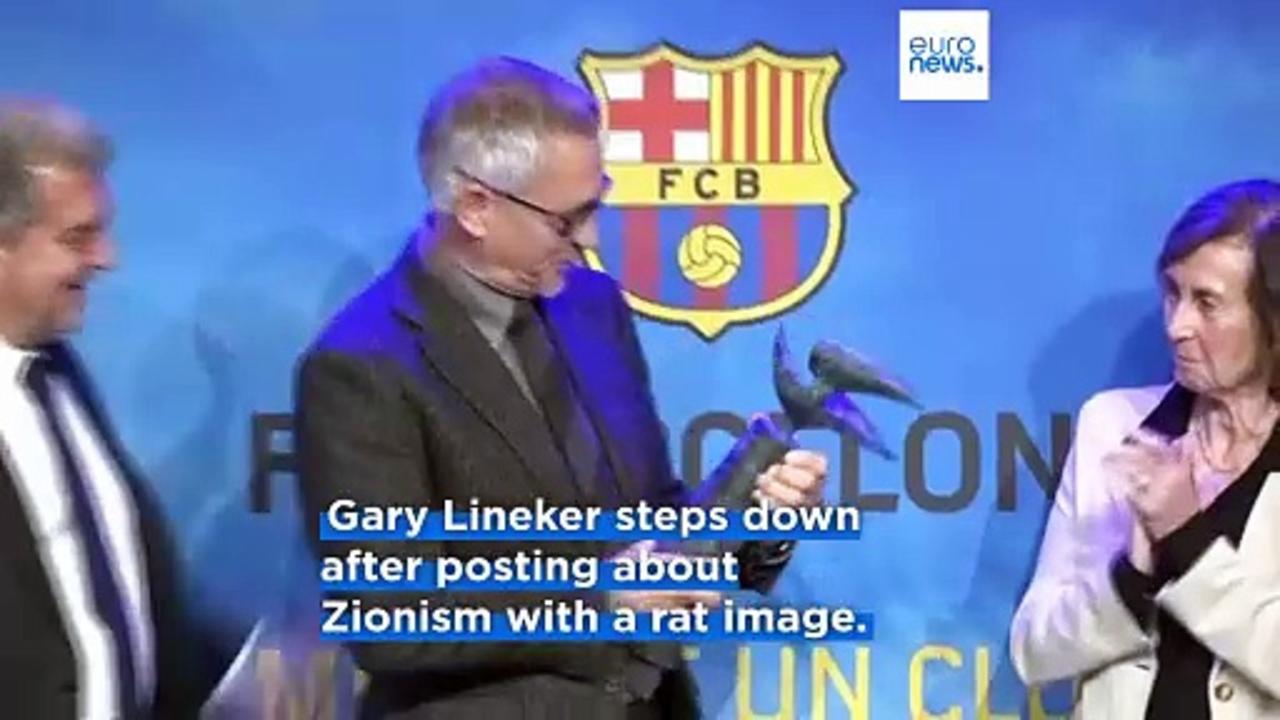 Gary Lineker to step down from the BBC after sharing social media post on Zionism