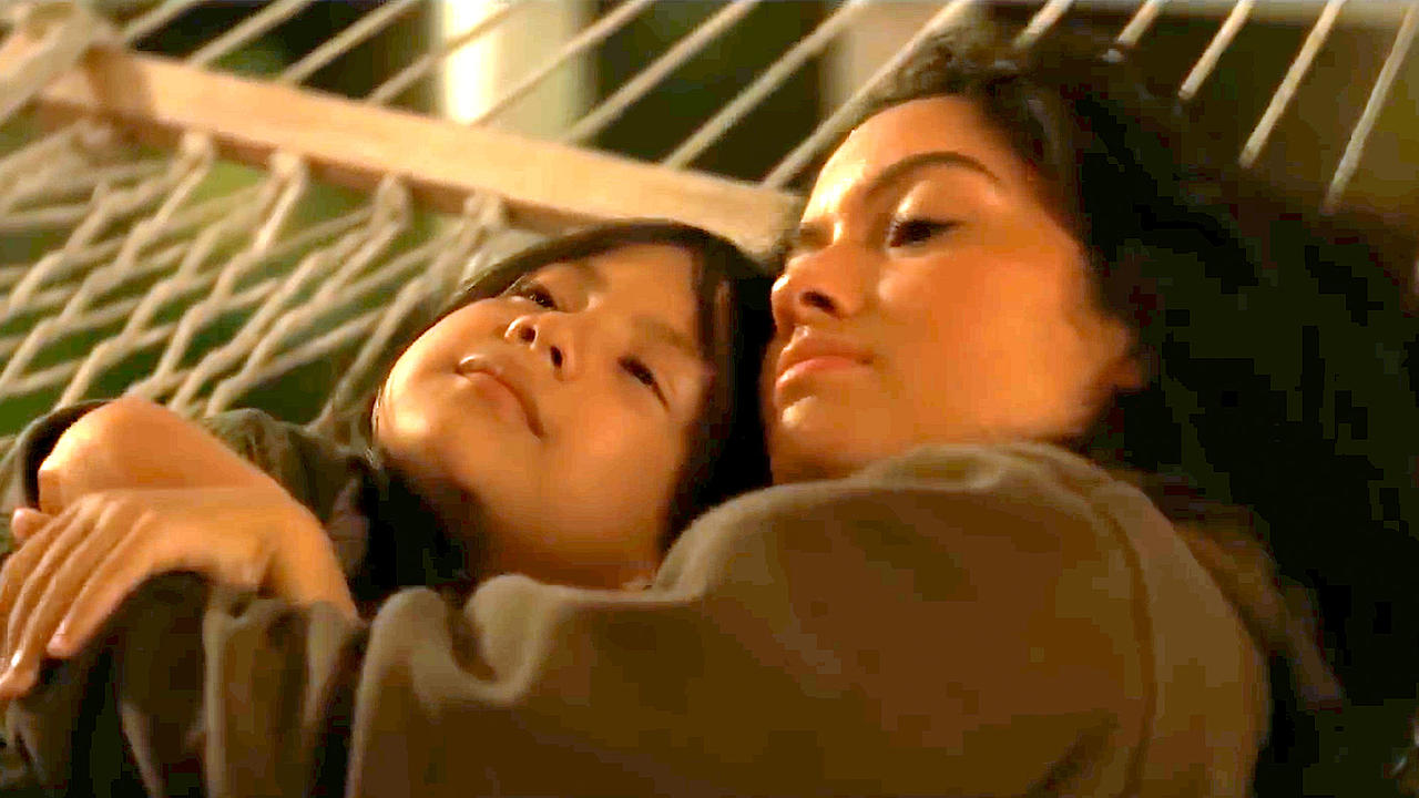 Lilo and Nani Share a Heartwarming Moment in Disney's Lilo & Stitch