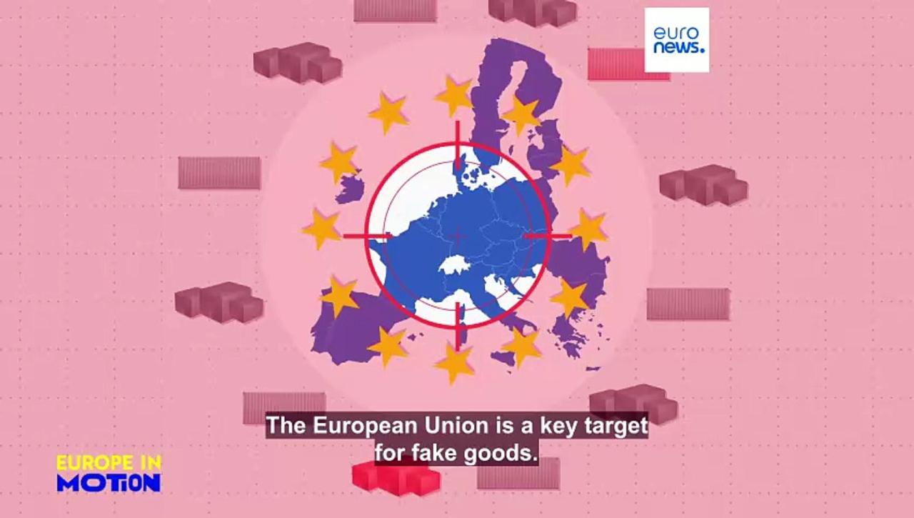 Which EU country seizes the highest amount of fake goods?