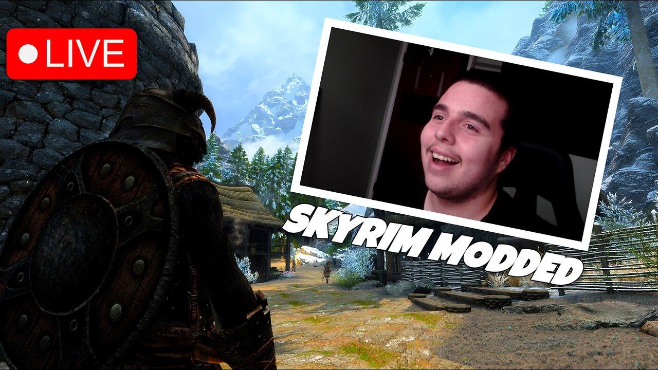 🔴FIRST TIME BEATING PLAYING SKYRIM PART 2 | #RUMBLETAKEOVER