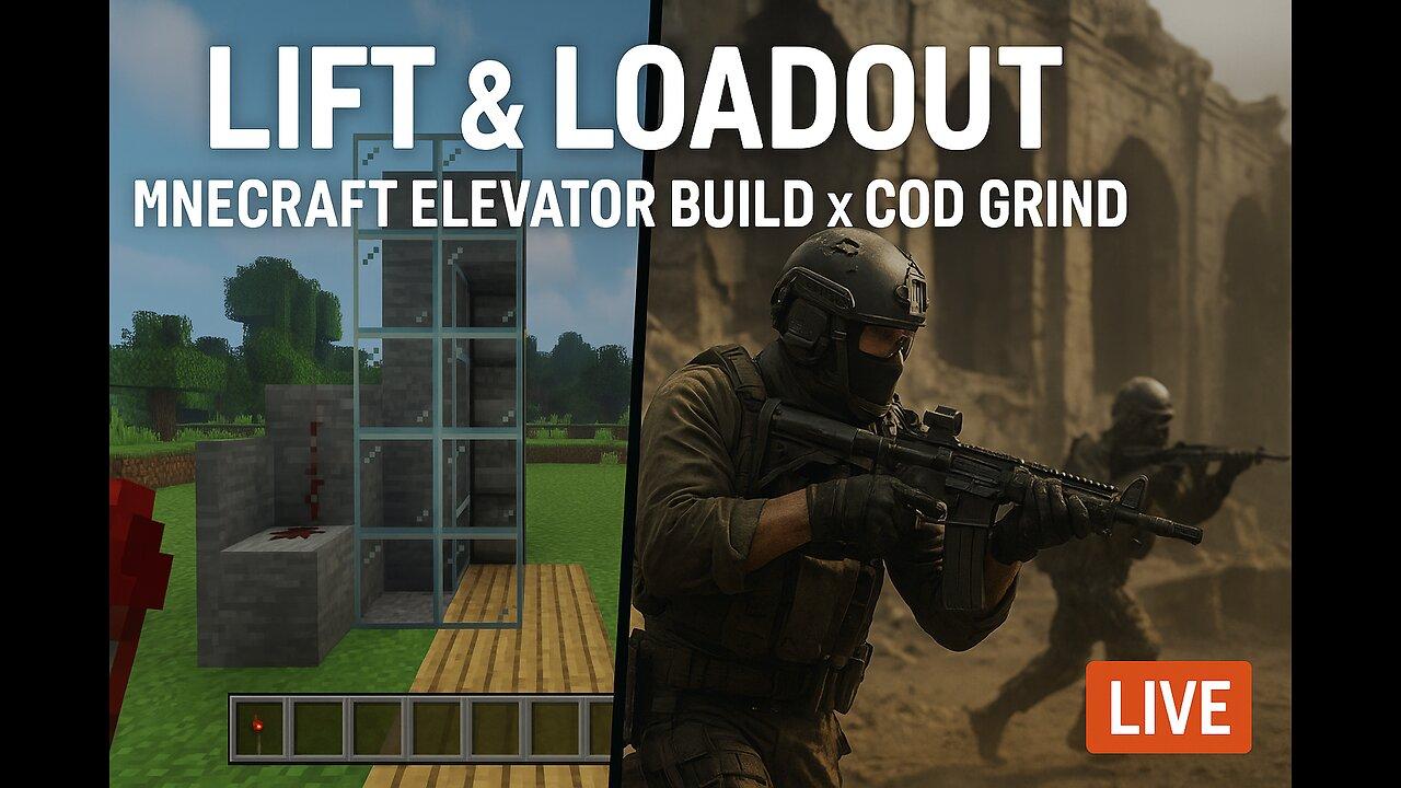 Lift & Loadout – Minecraft Elevator Build x COD Grind ⛏️🛗🔫