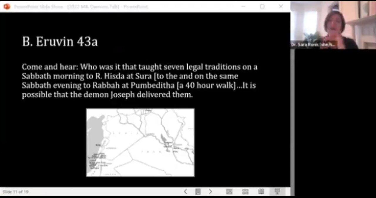 Jewish Scholar Proudly Admits That According To The Talmud Jews Can Be Demons