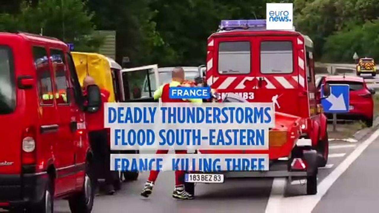 Three dead and two missing after floods ravage French Riviera