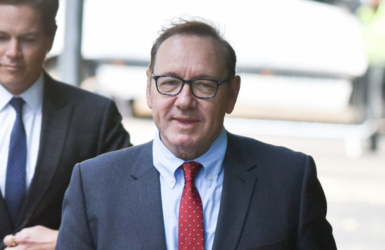 Kevin Spacey feels great to be back as he accepts a lifetime achievement award
