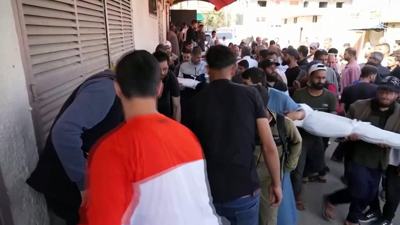 Israeli strikes kill dozens in Gaza; newborn and toddler among dead