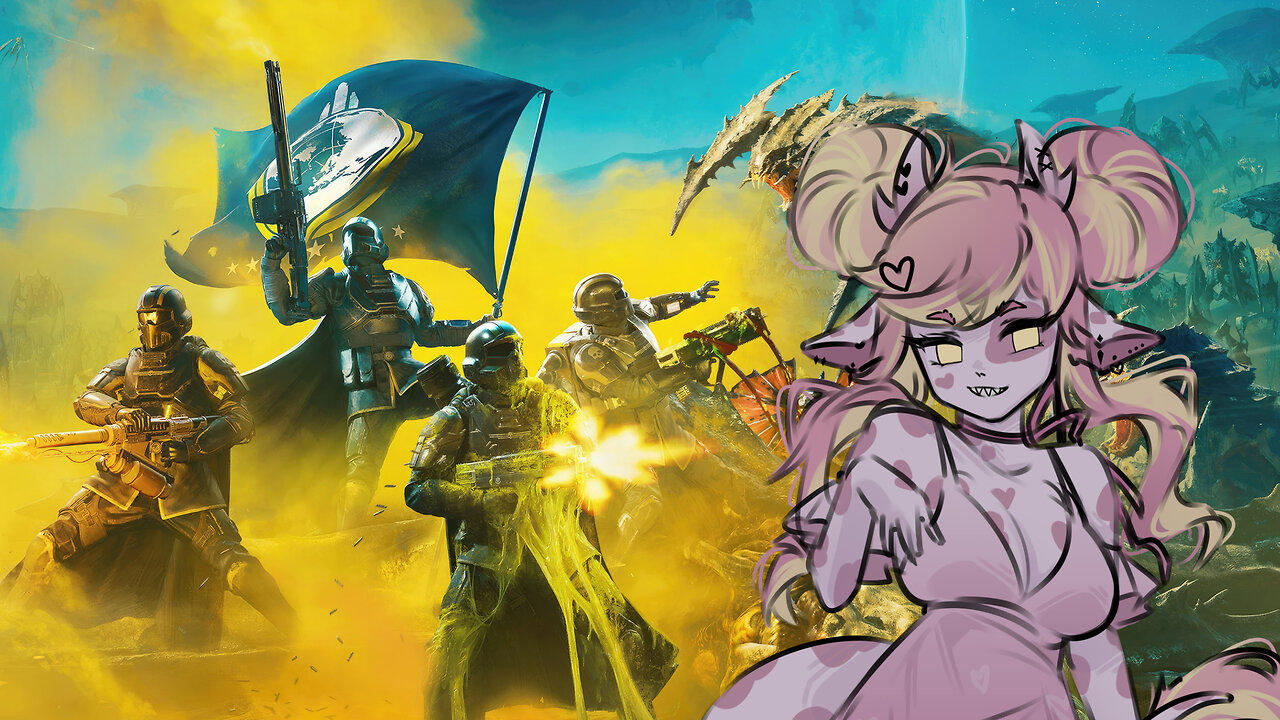 Finally home and I'm soo eeeppyyy ahhhhh, helldivers ehe