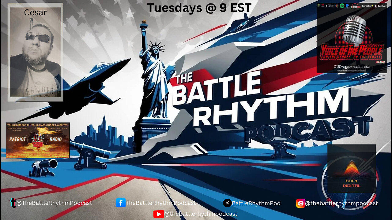 The BATTLE RHYTHM PODCAST! LIVE W/ Cesar