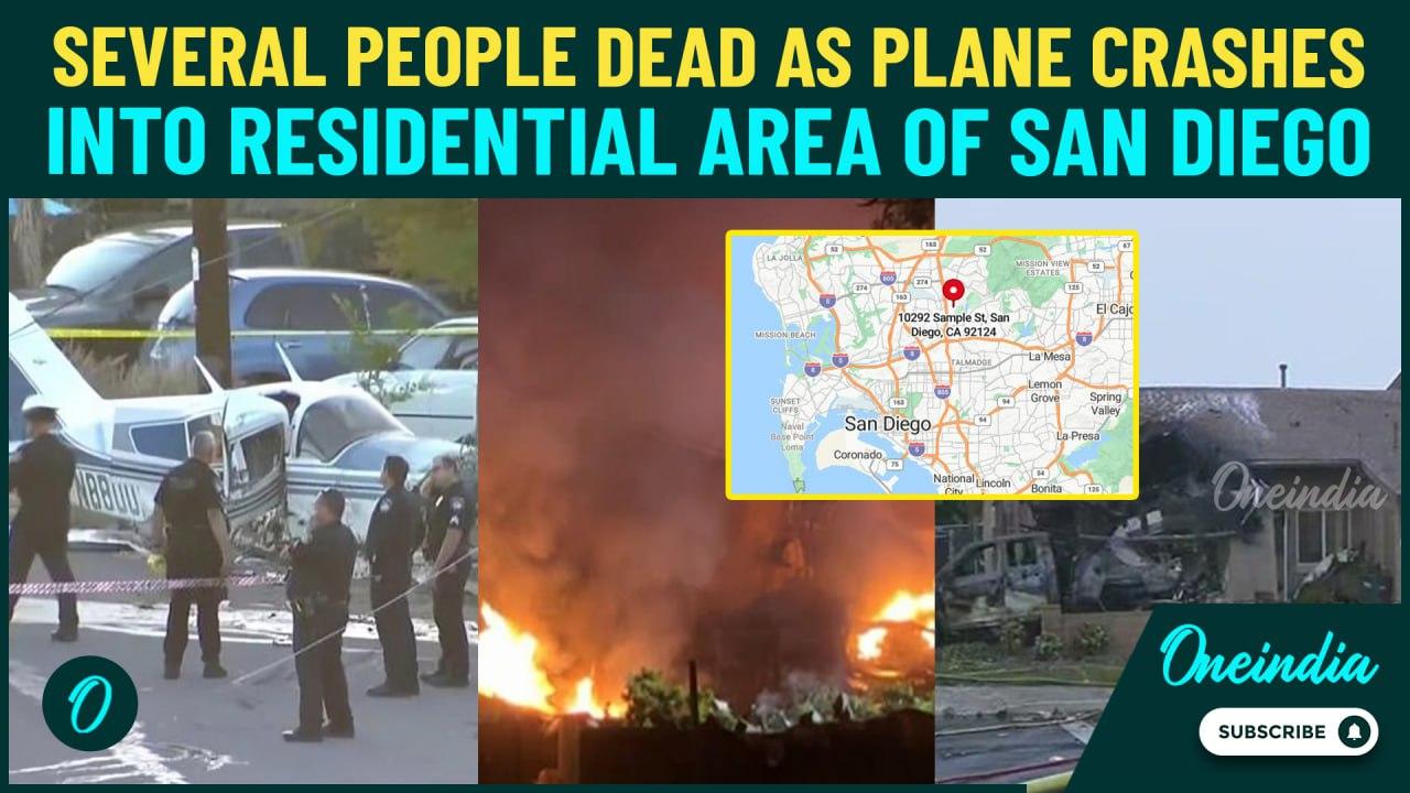 San Diego Plane Crash UPDATE: Multiple Dead As Cessna Jet Crashes Into Homes, Vehicles Catch Fire