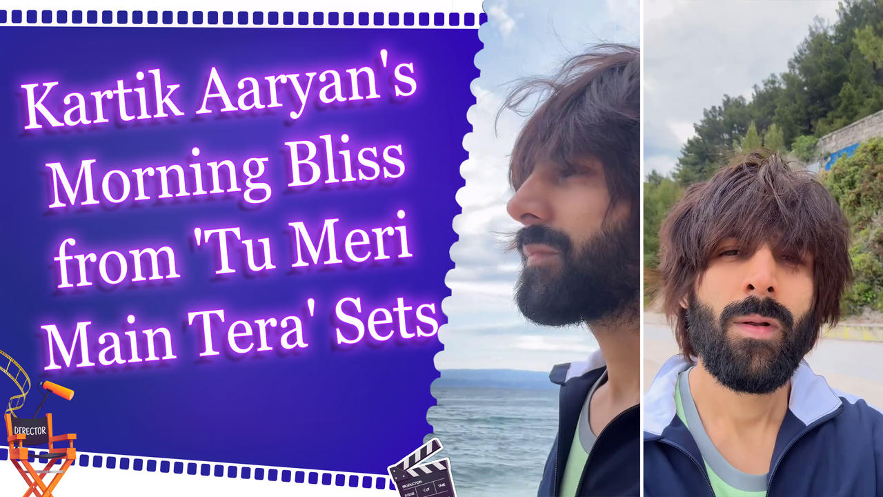 Kartik Aaryan wakes up to a dreamy beach view on the sets of ‘Tu Meri Main Tera Main Tera Tu Meri’