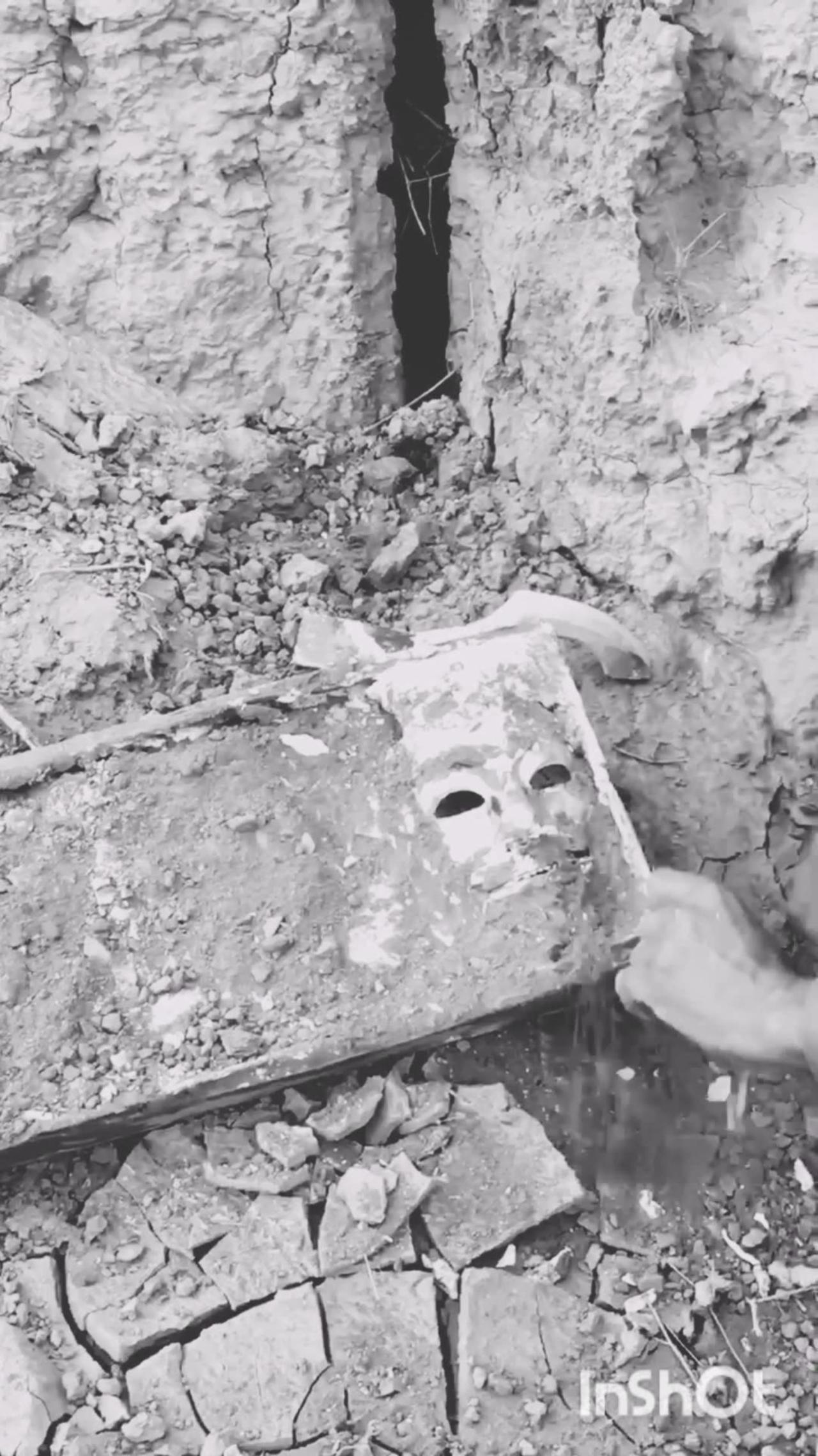 An ancient idol-like treasure hidden in ruins was foundin the Americas Forest