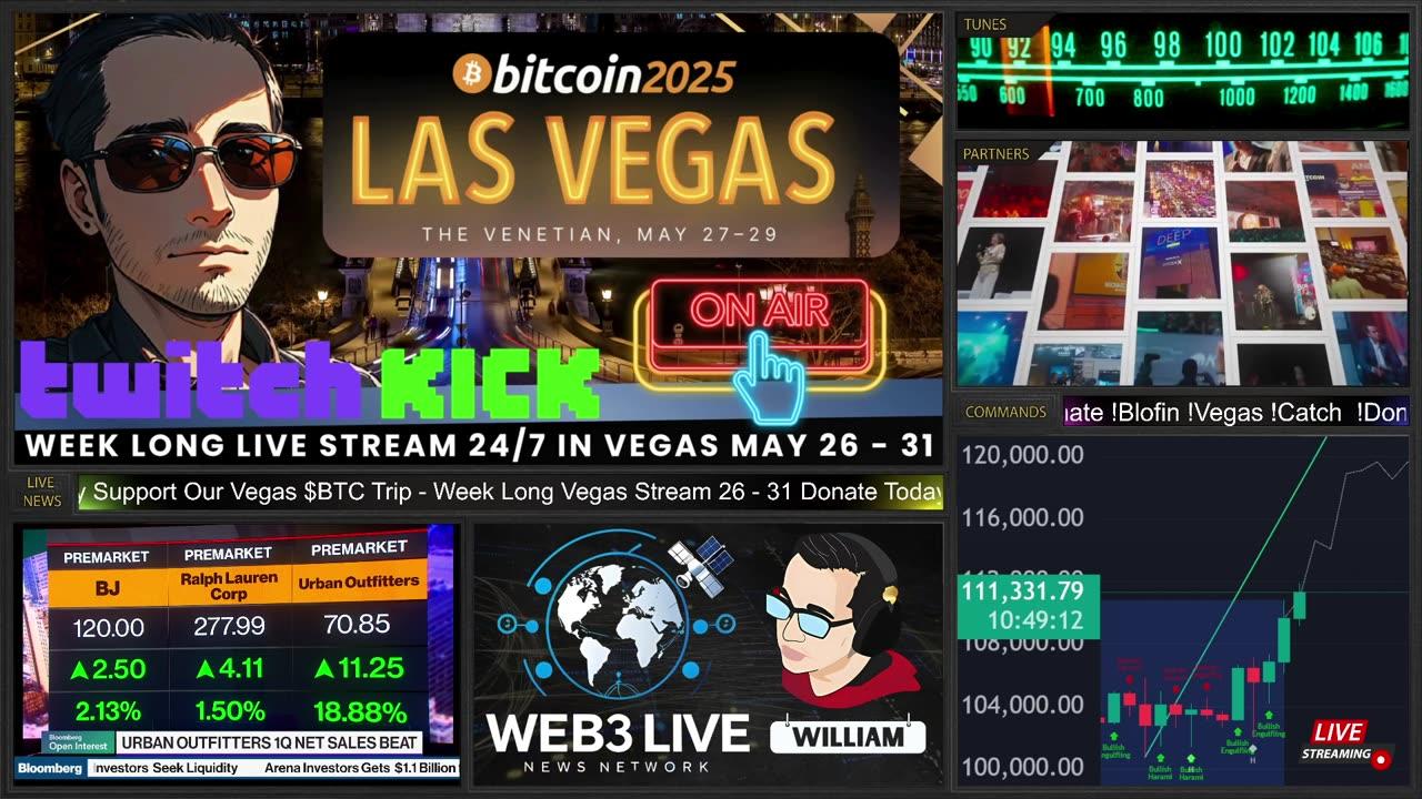 4 Days Left Vegas LIVE 2025 🚨 BTC ATH $111K+ Web3 IRL