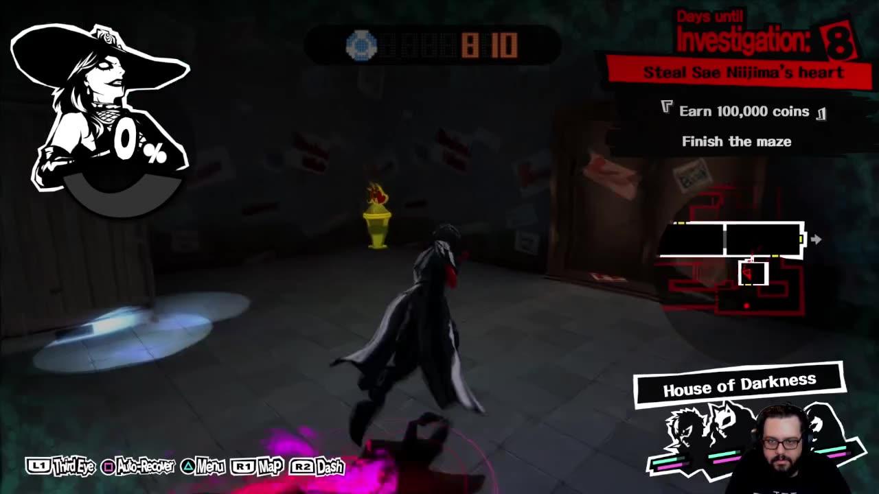 Persona 5 - Trophy hunt - Sae's Palace - Hard difficulty NG+ part 2