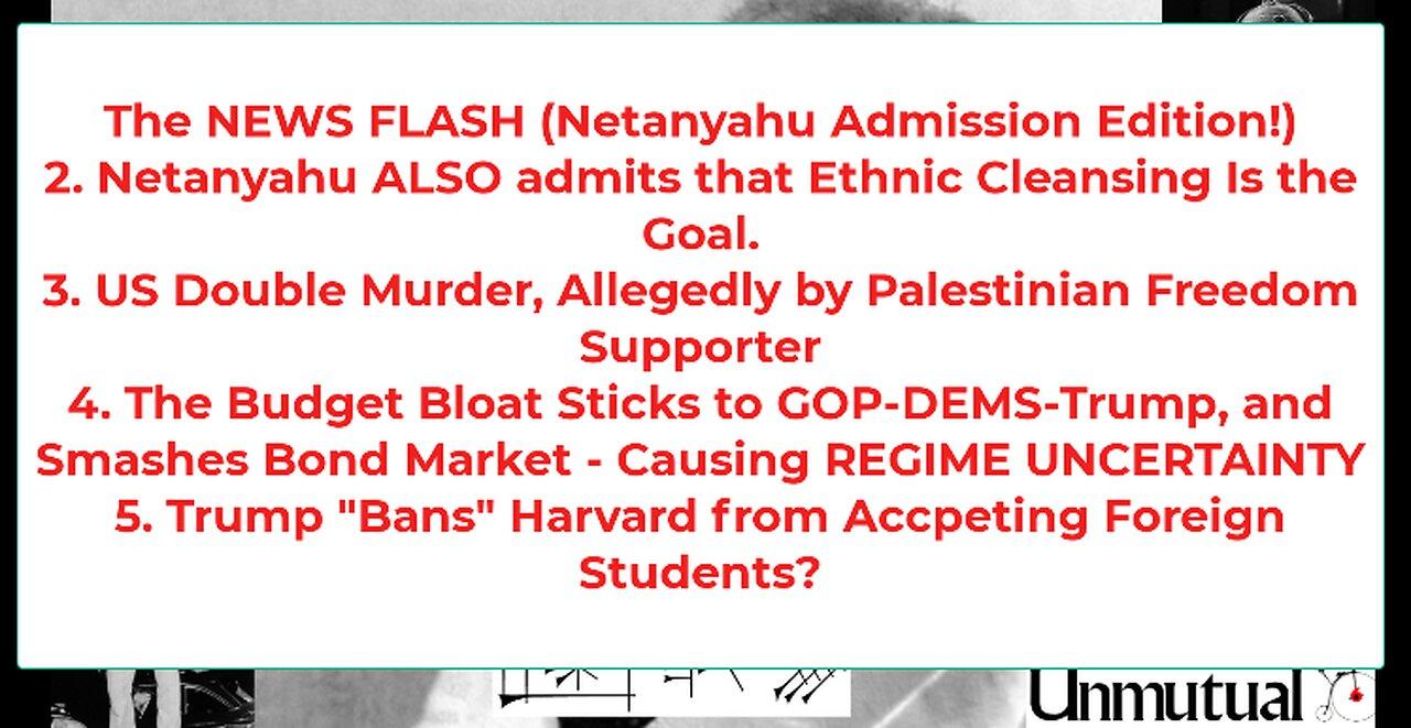 Liberty Conspiracy LIVE 5-22-25 Netanyahu-Hamas, Trump Budget Burden, Harvard Hit!