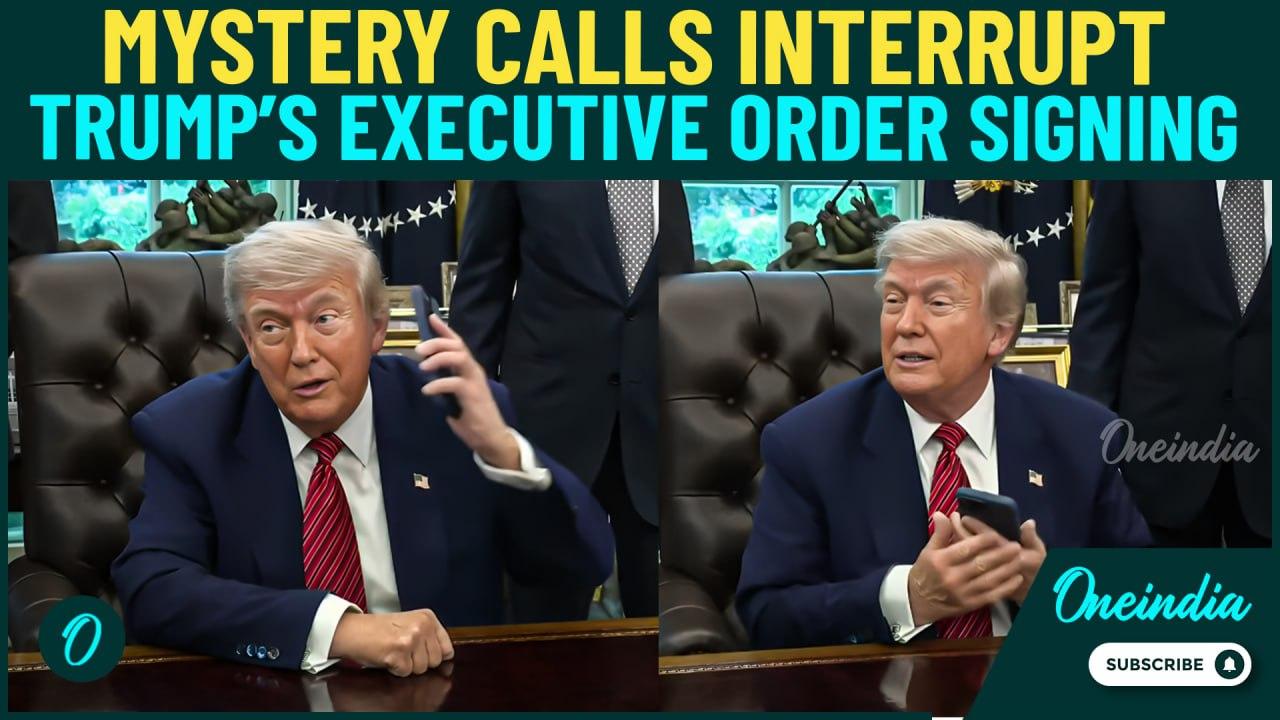 Trump IGNORES Multiple Phone Calls from Congress During Oval Office Signing | What’s He HIDING?