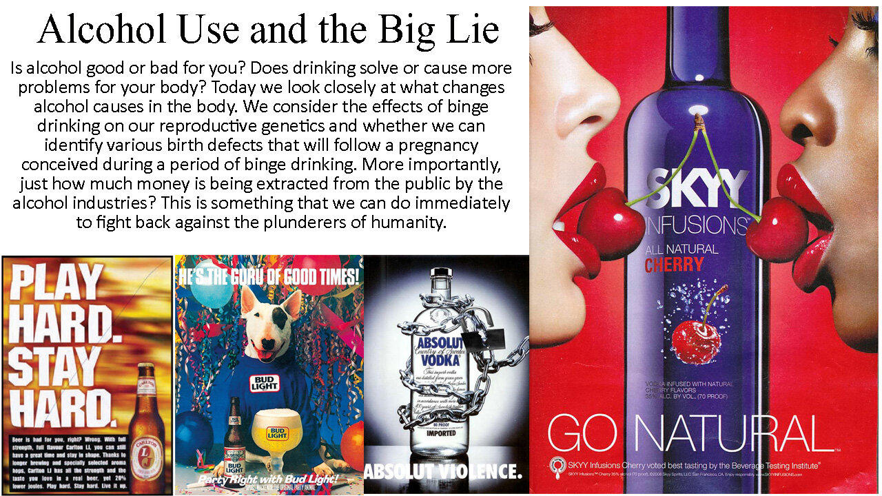 Alcohol Use and The Big Lie - Show Me the Money