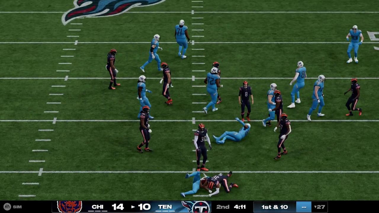 Madden NFL 25 - 26 Rosters Titans VS Bears - Cam Ward VS Caleb Williams