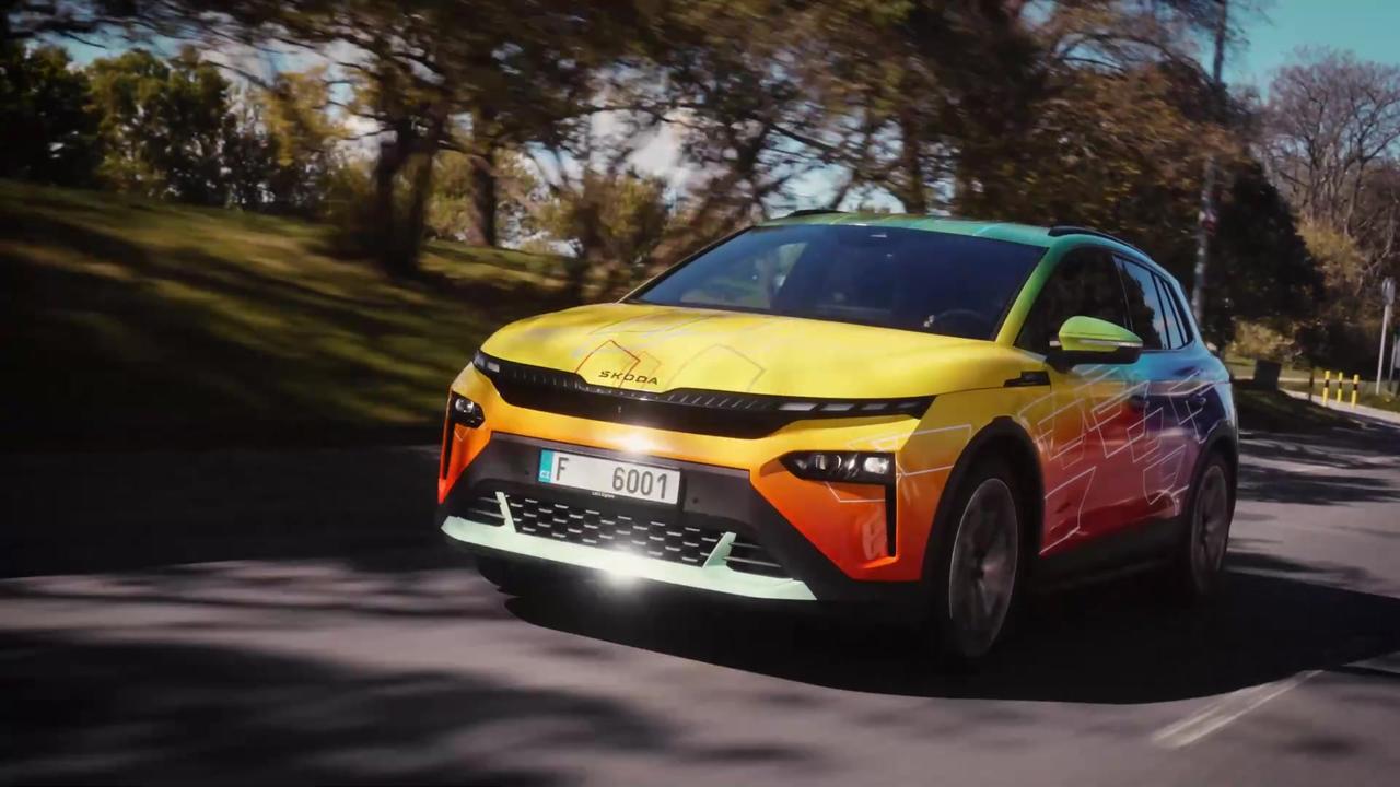 The new Škoda Elroq Respectline Trailer