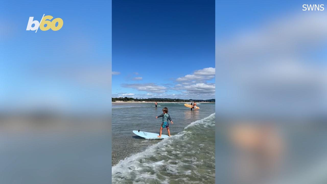 Could This 3-Year-Old Be One of the Best Surfers Out There?