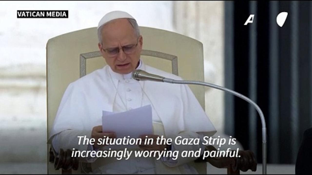 Pope calls for 'sufficient humanitarian aid' into Gaza
