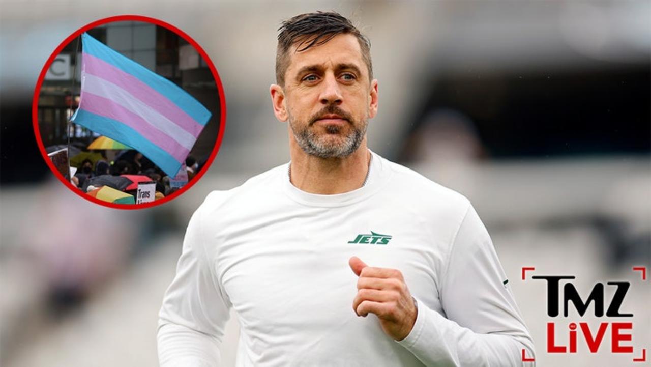 Aaron Rodgers Tells Joe Rogan Trans Women In Sports 'Is Actually Anti-Woman' | TMZ Live