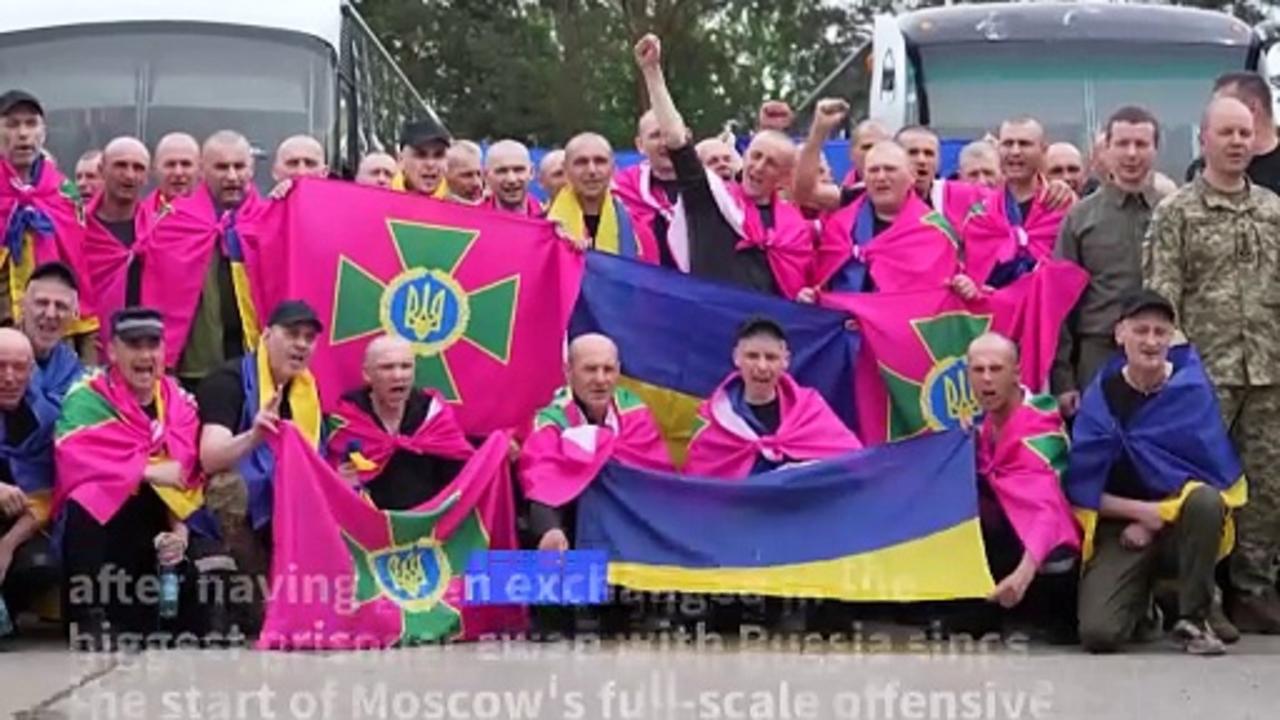 Russia and Ukraine complete record prisoner swap