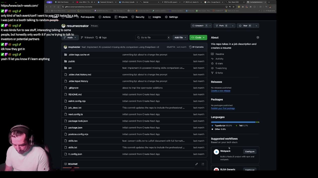 AI Engineering 👾 | Chatbot buiilds optimal resume | RAG, streamlit ✌🏻