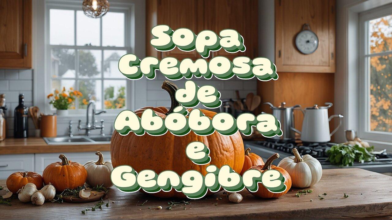 🥕 Receita Fácil: Sopa de Abóbora com Gengibre e Leite de Coco para o Inverno! ❄
