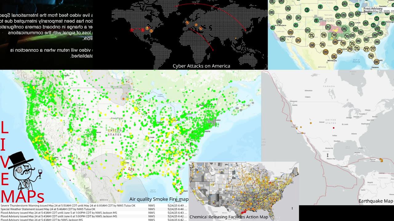 LIVE REAL-TIME Threat MAPS