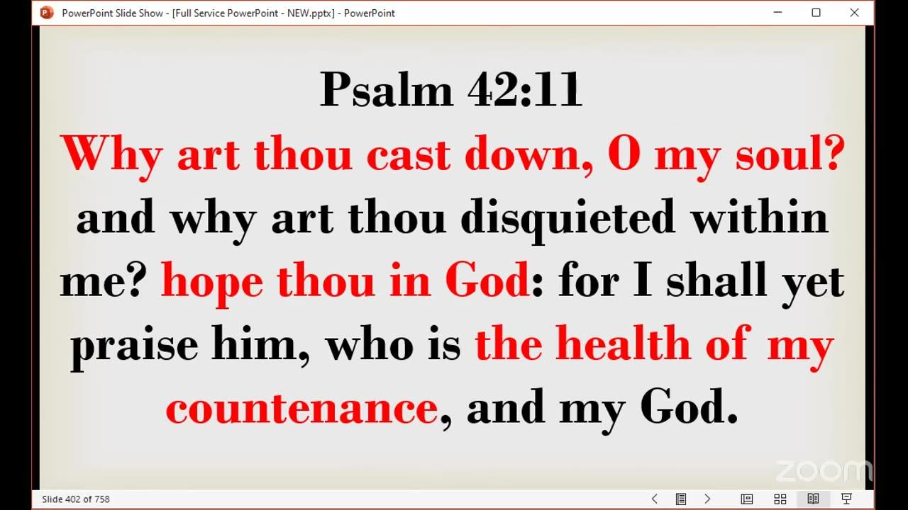 The Narrow Way Christian Church of God - BIBLE-READING and Prayer Service - Sunday - 25/05/2025