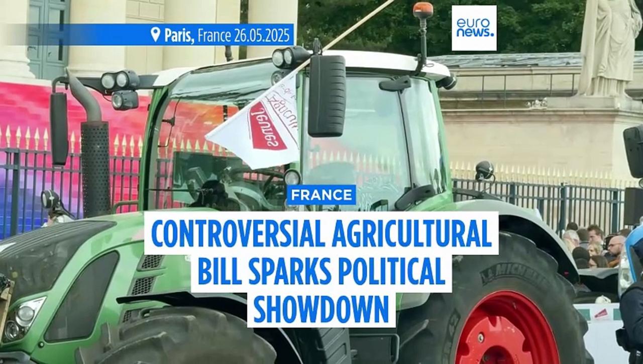 French farmers rally as controversial agriculture bill sparks political showdown