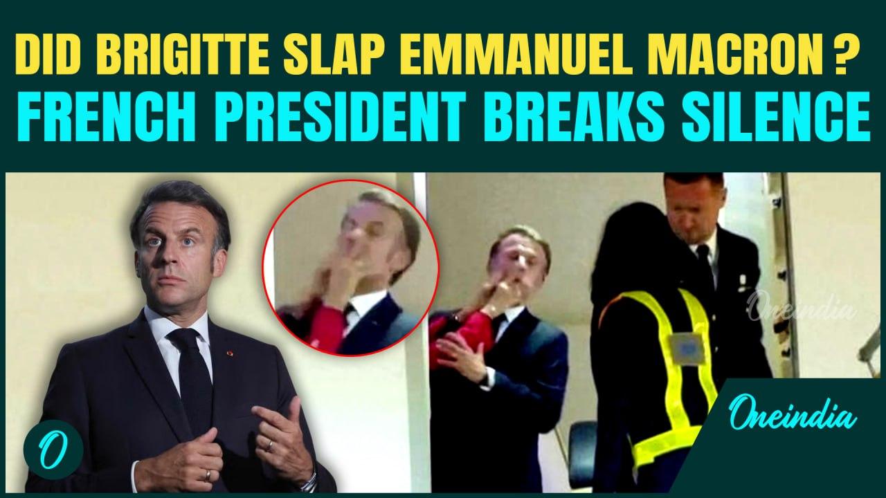 VIDEO: Emmanuel Macron Reacts to Awkward Viral ‘Slap’ Video With Wife, Calls The Outrage ‘Nonsense’