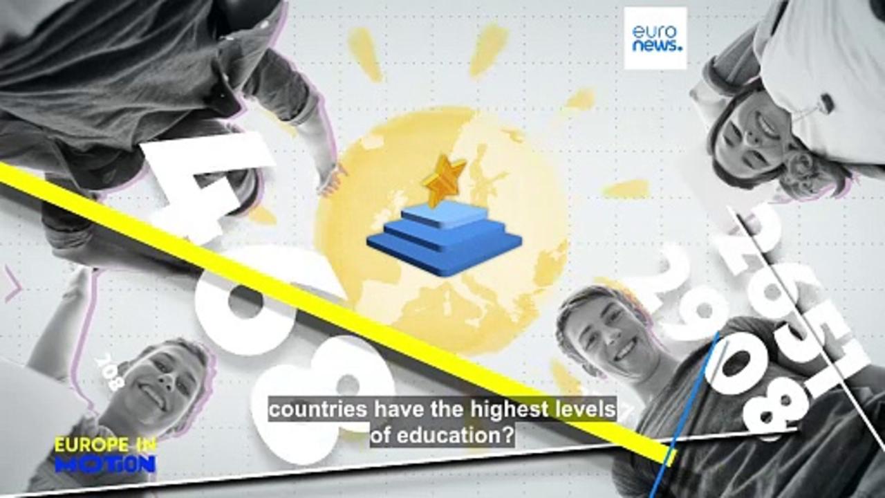 Which European countries are achieving the highest levels of education?