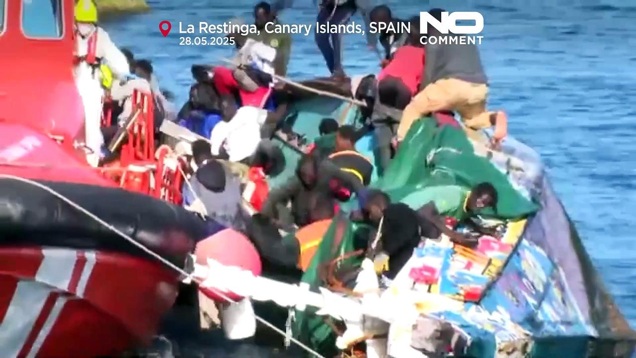 Seven dead as migrant boat capsizes off Canary Islands