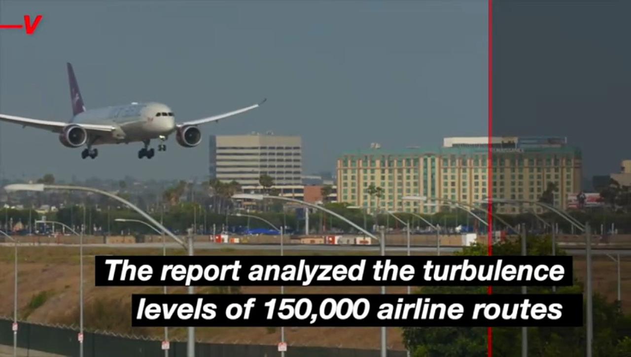 Be Mindful of The Airline Routes With The Most Turbulence