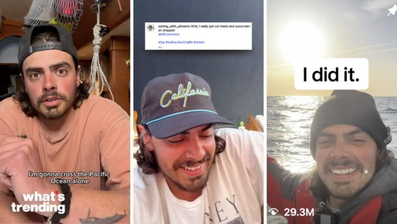 e.l.f. Cosmetics Airdrops Surprise to Man and His Cat on Mid-Pacific Ocean Sailing Adventure