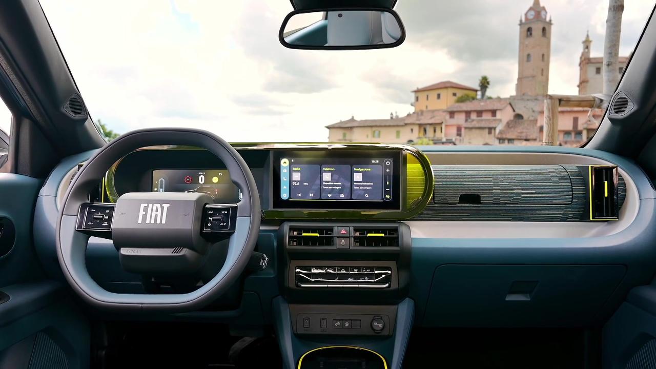Fiat Grande Panda Hybrid Icon Interior Design