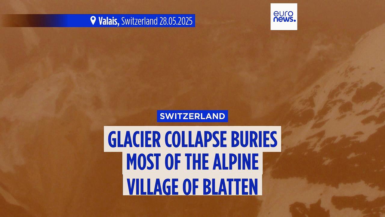 Swiss glacier collapse buries the majority of the village of Blatten