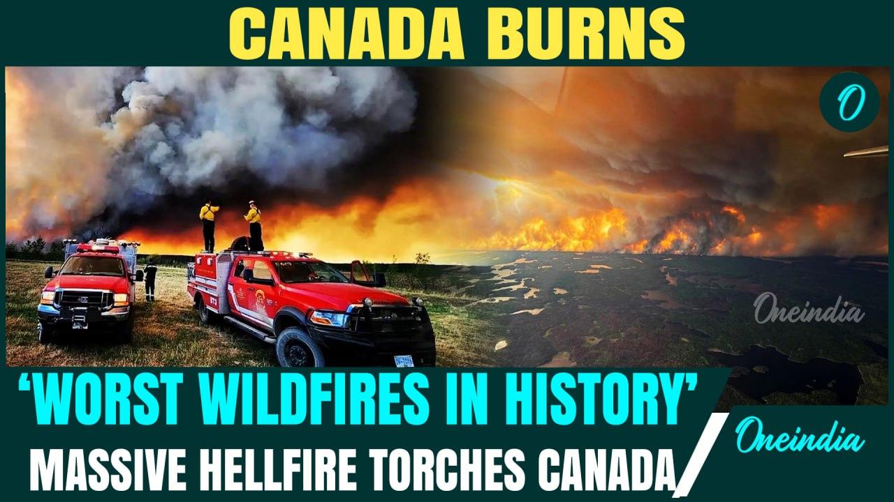 BREAKING: Canada BURNS As Wildfire Force Thousands To Flee | 17,000 Evacuated in NIGHTMARE Exodus