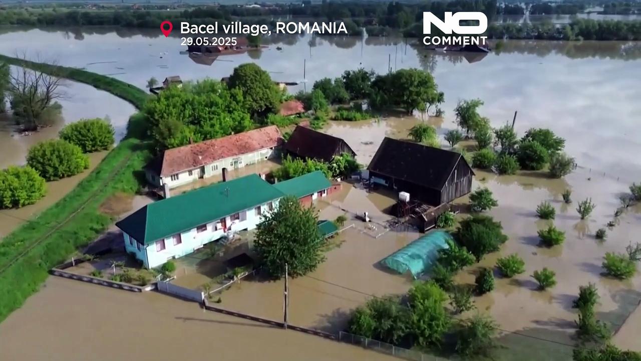 Homes and crops damaged as floods spread across Romania
