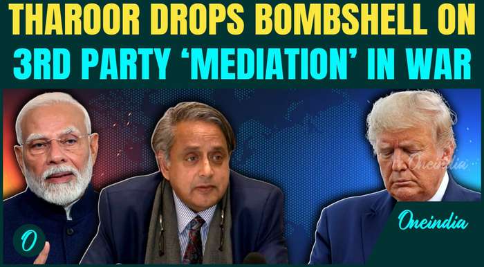 Shashi Tharoor TEARS INTO U.S ‘Mediation’ In India-PAK Ceasefire | Delegation SLAMS West’s Media