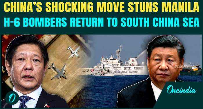 China Vs Philippines South China Sea Tensions Boil: China Lands H-6 Nuke-Capable Bombers on Island