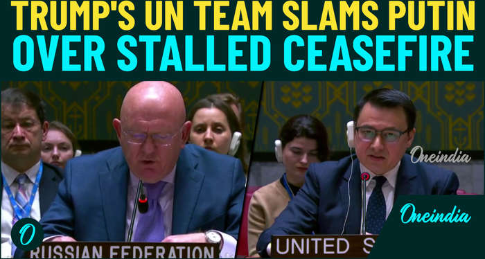 WATCH: Trump's UN Team BLASTS Putin At UNSC For Ceasefire Delays, Backs Zelensky Amid Tension